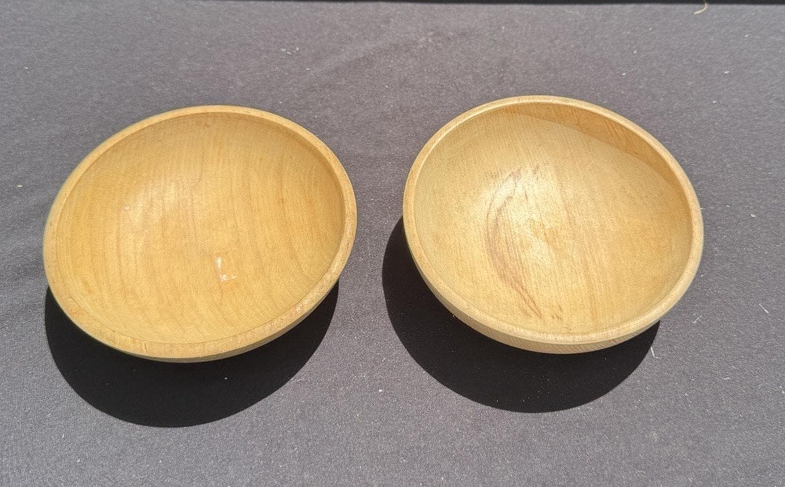 お椀・ボウル・鉢 Austinc.c.WindmillClassic2002Net2ndPlace 2 Vintage Wooden Bowls Made in Japan Approximately 6” Diameter