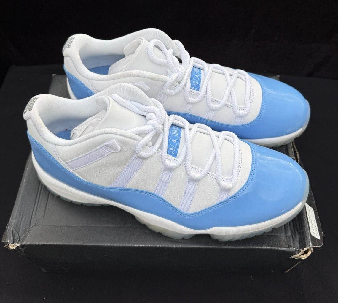 Air Jordan 13 Retro Low 'UNC' Men's Size 11 BRAND New Sneakers 528895-106 NIB!, foto 1 di 5