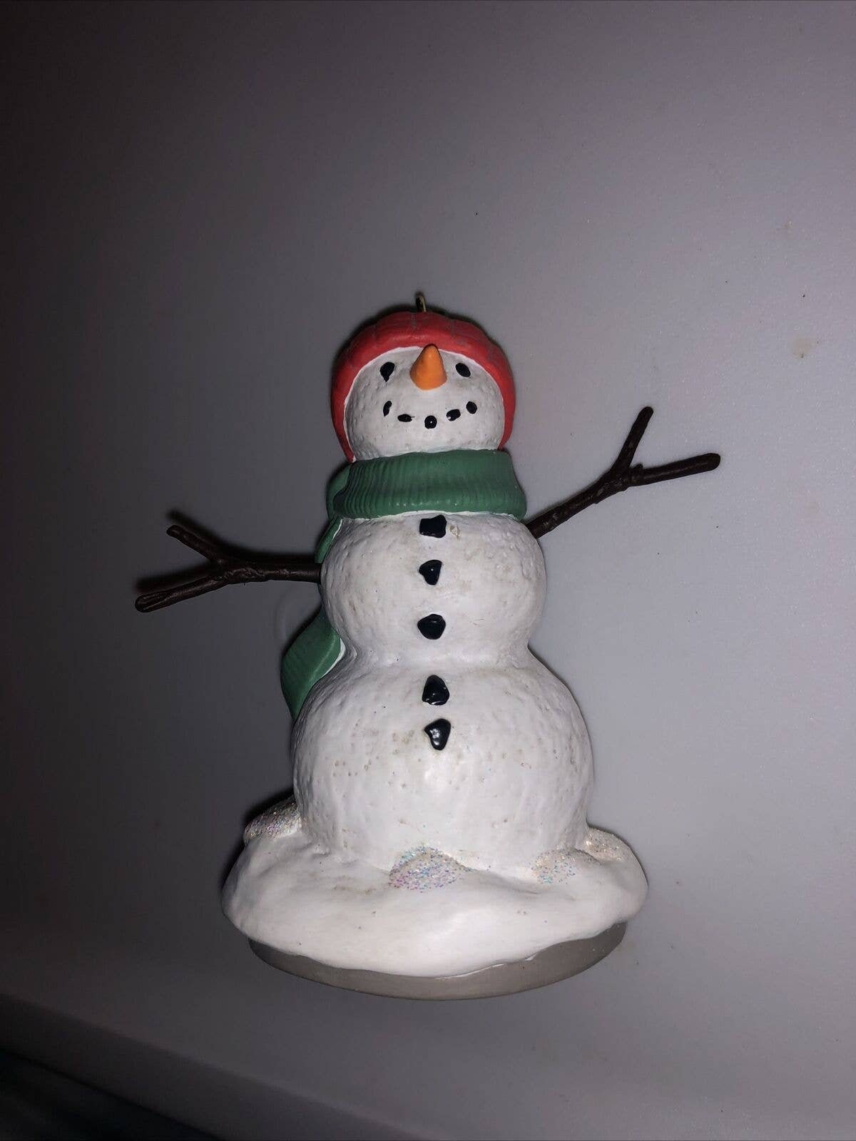 Mini Ornamento Natalizio Hallmark Keepsake – Pupazzo Di Neve Nostalgico, 3,7 Cm, Collezionabile