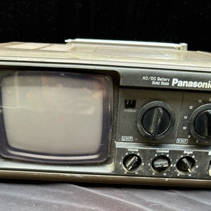 Vintage 1976 Panasonic Solid State TR-515 Army Green Portable