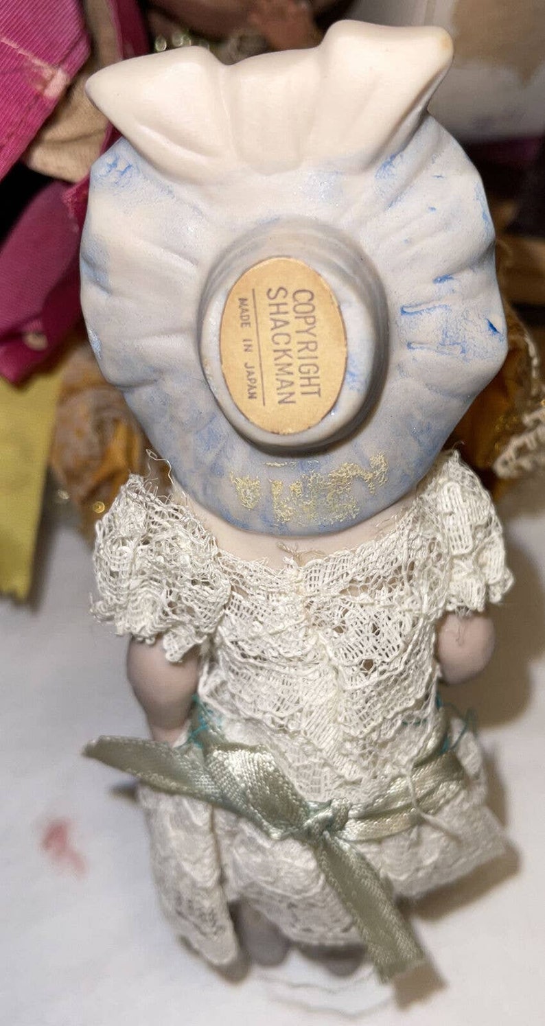 Antique Bisque English Doll Wood Handmade 6 Copyright Etsy