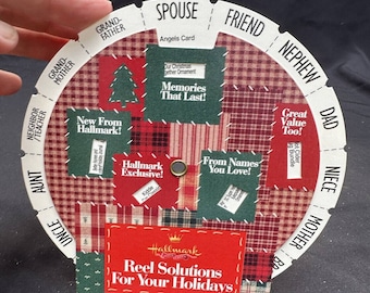 Vintage Hallmark Reel Solutions For Your Holidays Spin The Wheel For Gift Ideas!