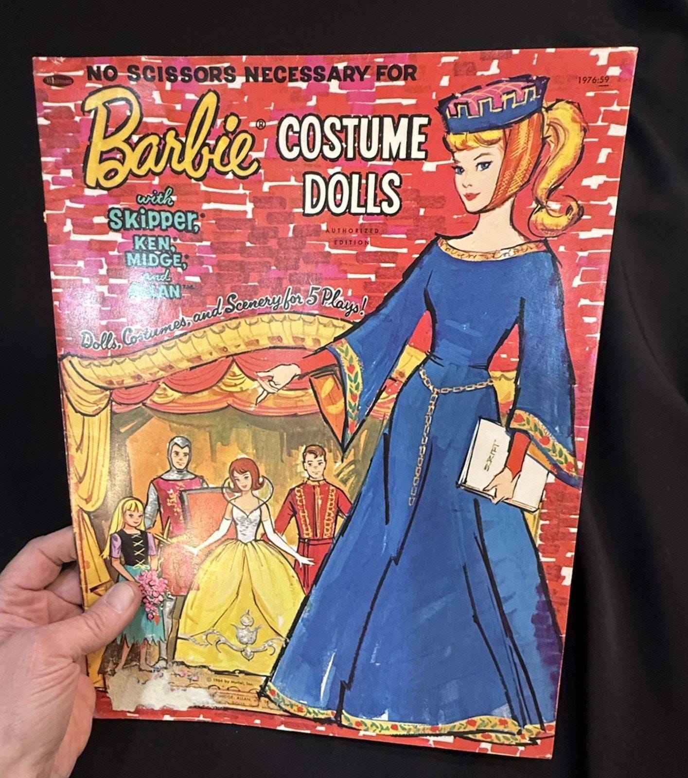 Original Barbie Paper Doll - Etsy
