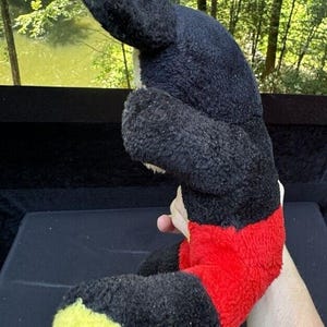 Vintage 1950’s Walt Disney Productions Mickey Mouse Plush Stuffed RARE image 5
