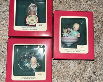 Lot of Brand New Carlton Cards Heirloom Ornaments 1990’s 3G14