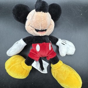 Vintage 1990’s Disney Store Mickey Mouse Plush Soft Velour Stuffy image 2