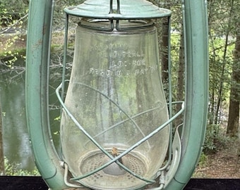 Vtg Embury Air Pilot No. 0 Lantern Lamp Star Bottom Universal 1928