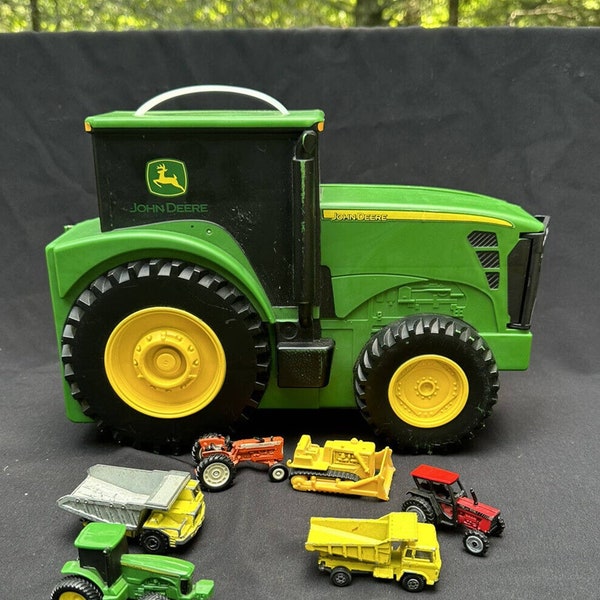 Toy John Deere Tractor Storage Etsy