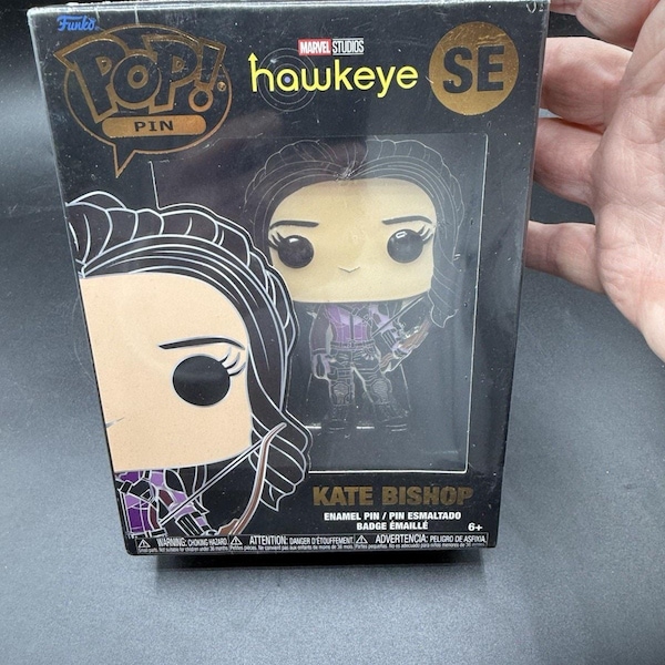 POP! Pin Kate Bishop Hawkeye SE Enamel Box MARVEL Studios New Sealed Funko