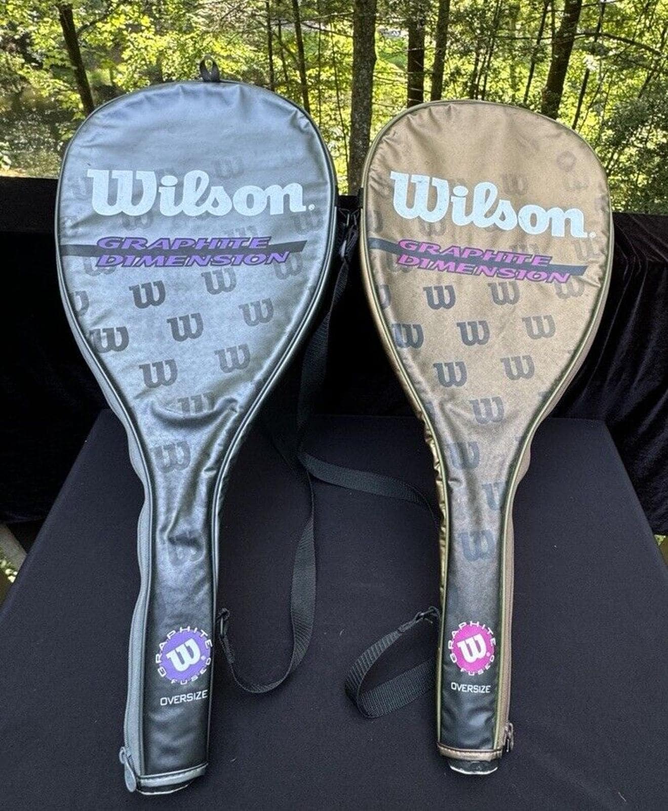 Raquette de tennis en graphite Wilson US Open BLX 100, adultes, tête