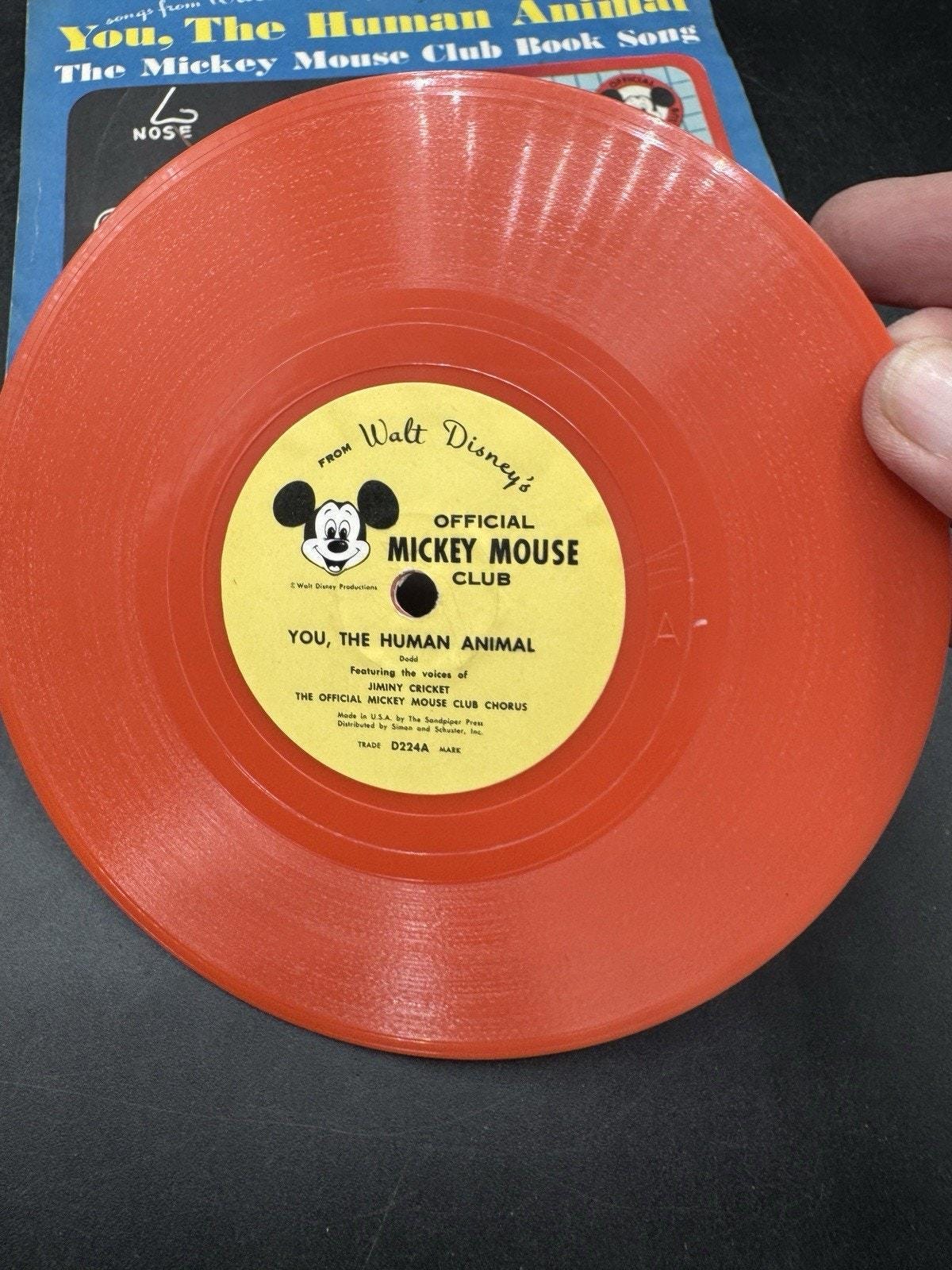 Rare 1950's Mickey Mouse Club Record - You, the Human Animal