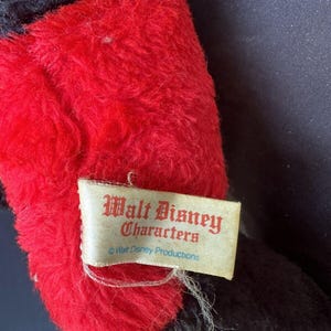 Rare Vintage 21” Disney Walt Disney Characters Mickey Mouse Plush W/ Tail & Tag image 9