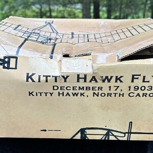 Replica Kitty Hawk Flyer Wood Airplane Dec 17, 1903 - Kitty Hawk NC in ...