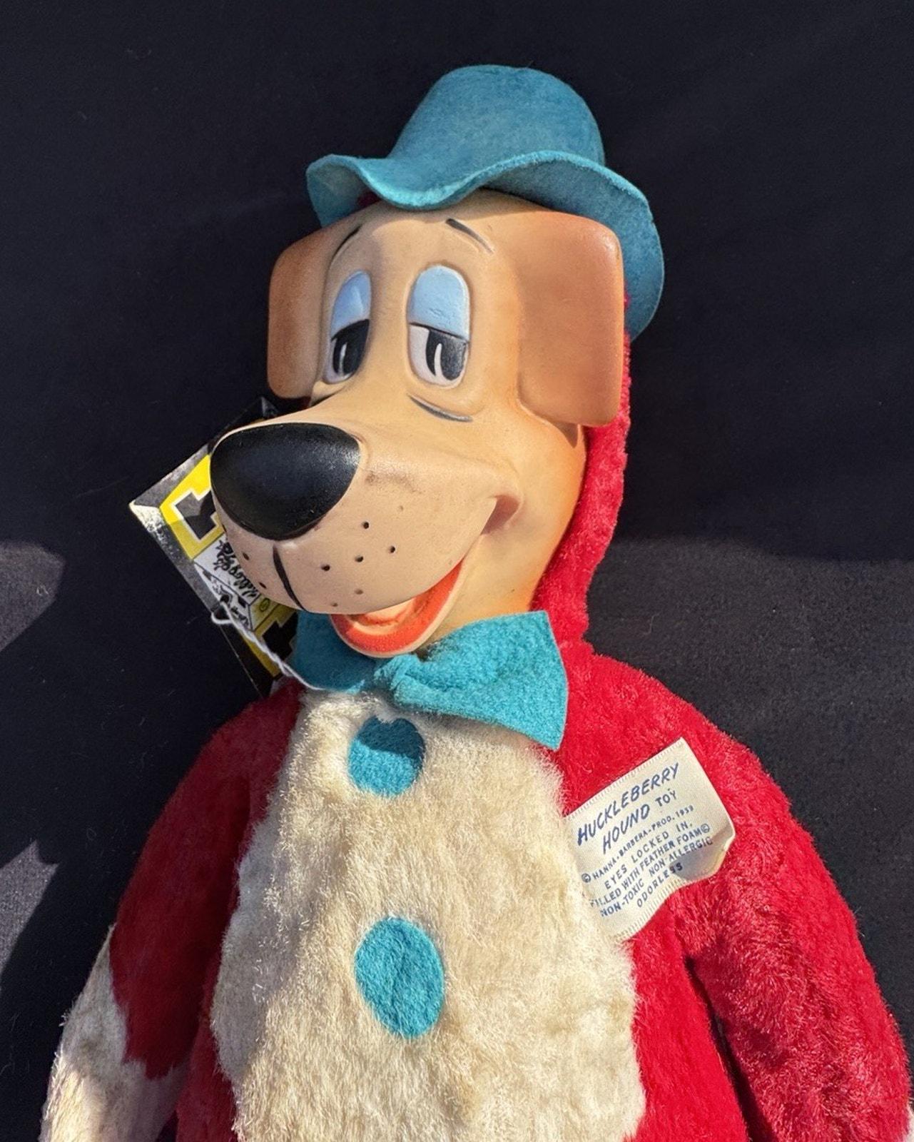 Vintage 1959 Stuffed Huckleberry Hound Toy by Knickerbocker Toy Co 