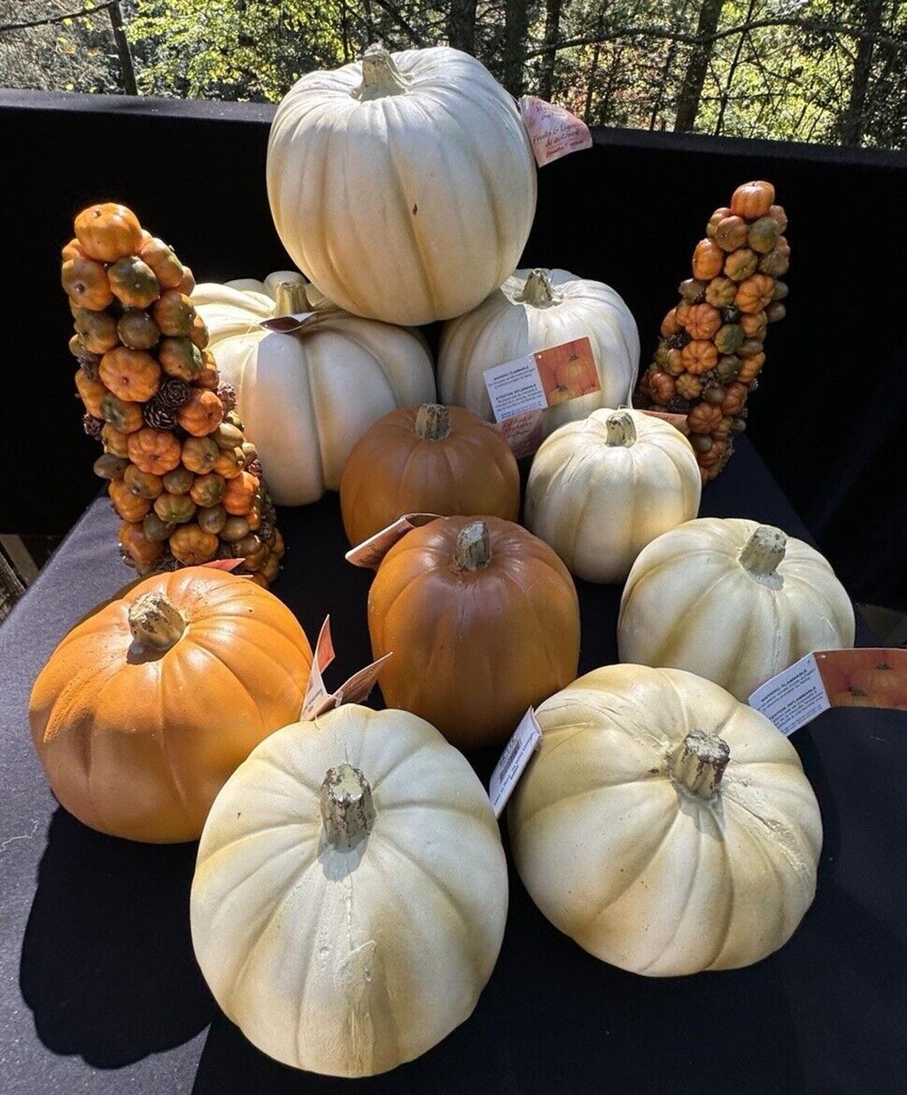 Decorazione Autunnale Con Zucche Artificiali – Set Di Ornamenti Per Halloween E Ringraziamento, Fatto A Mano