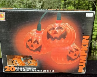 2 Vintage Halloween Blowmold Lights {blow Mold Frankenstein