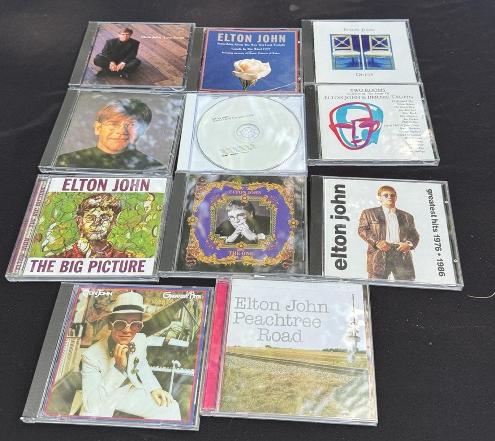 エルトン・ジョン　CD、DVD まとめ売り エルトン・ジョンの音楽CD 11枚セット すべて異なる 状態良好 テスト