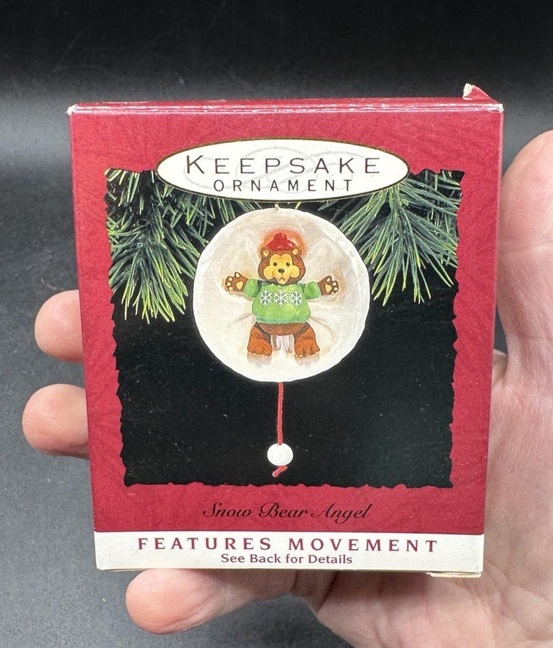 1993年 ホールマーク オーナメント ベア スノーエンジェル クリスマス