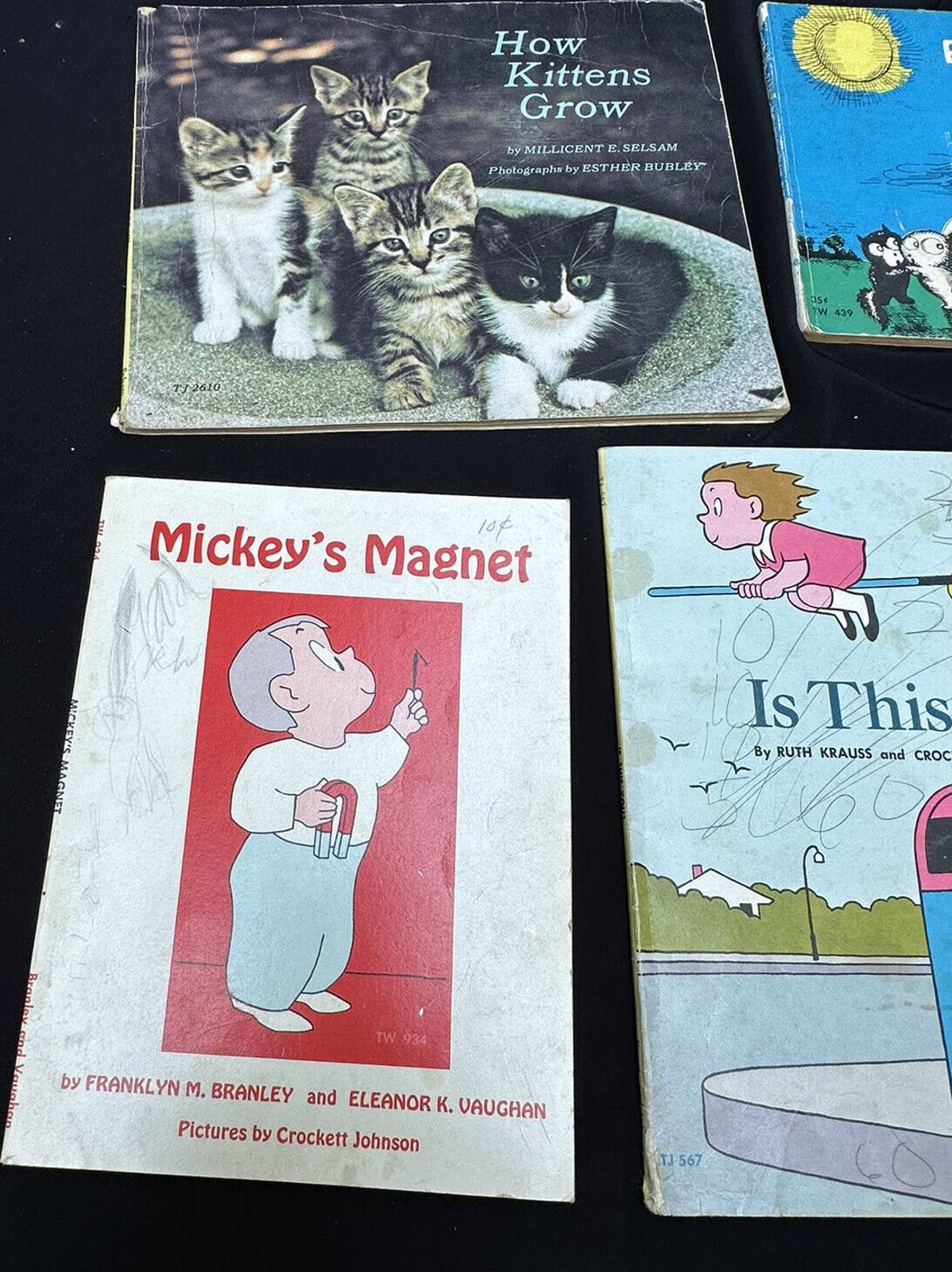 Lot of 5 Vintage 1970s Children's Books Paperback - Various Titles