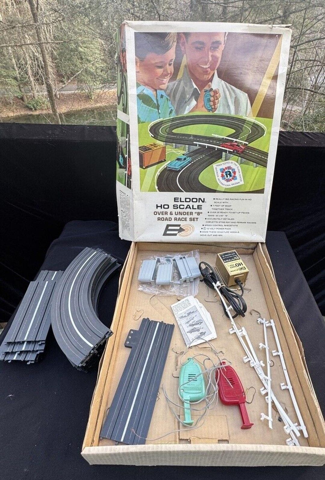 Rare Vintage ELDON Over Under Race Set HO SCALE Slot Car Toy in Box! - Etsy