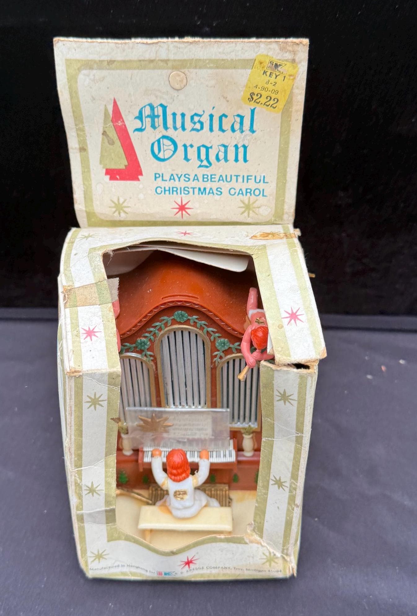 Vintage Angel Playing Organ - Etsy