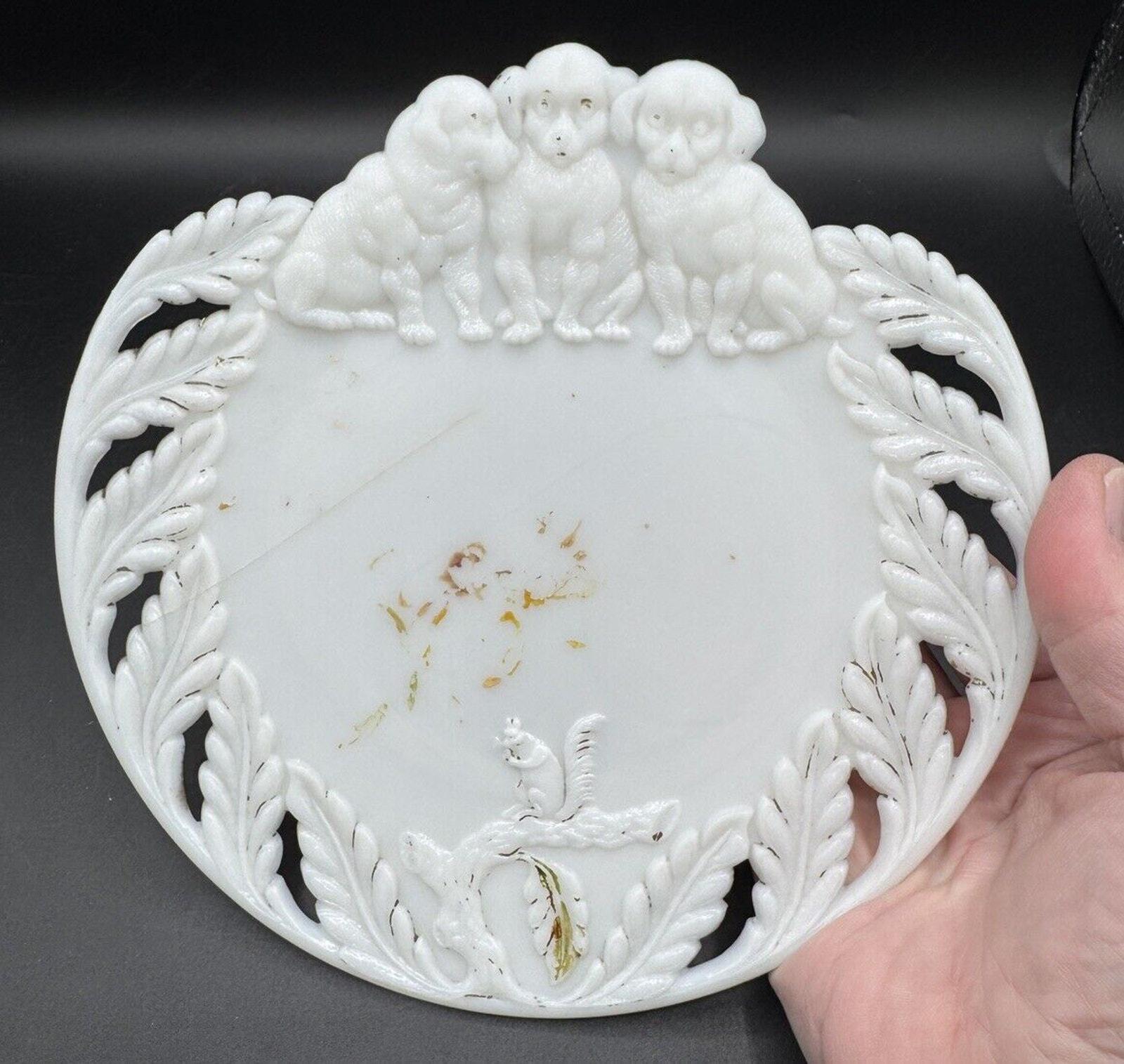 Milk Glass Squirrel - Etsy