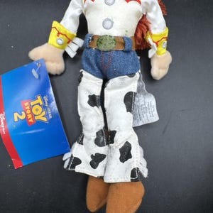 Brand New Vtg JESSIE from Toy Story 2 Disney Store Bean Bag Plush 11” image 3