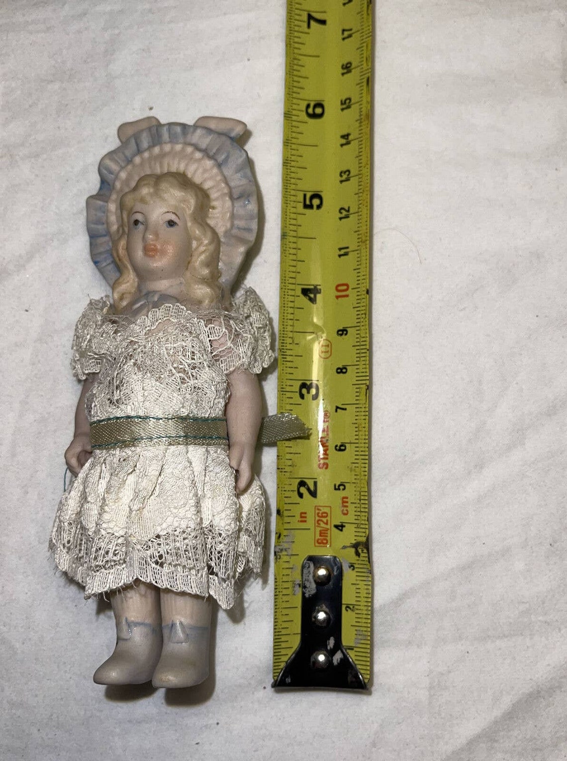 Antique Bisque English Doll Wood Handmade 6 Copyright Etsy