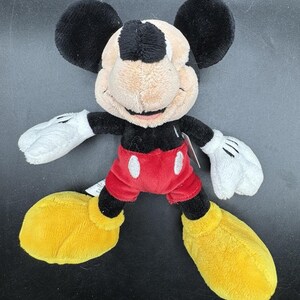 Vintage 1990’s Disney Store Mickey Mouse Plush Soft Velour Stuffy image 7