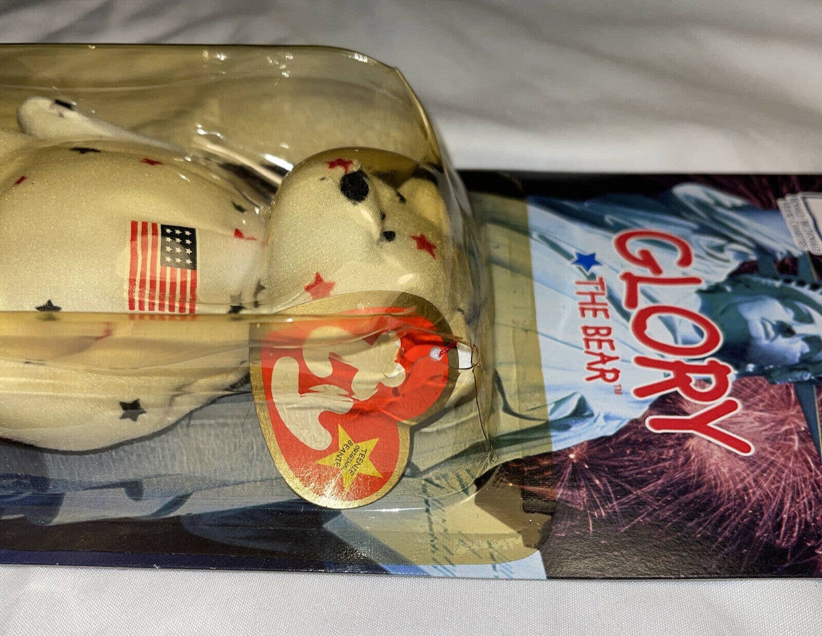 レア Ty ビーニーベイビーズ ミスプリント グローリーザベア