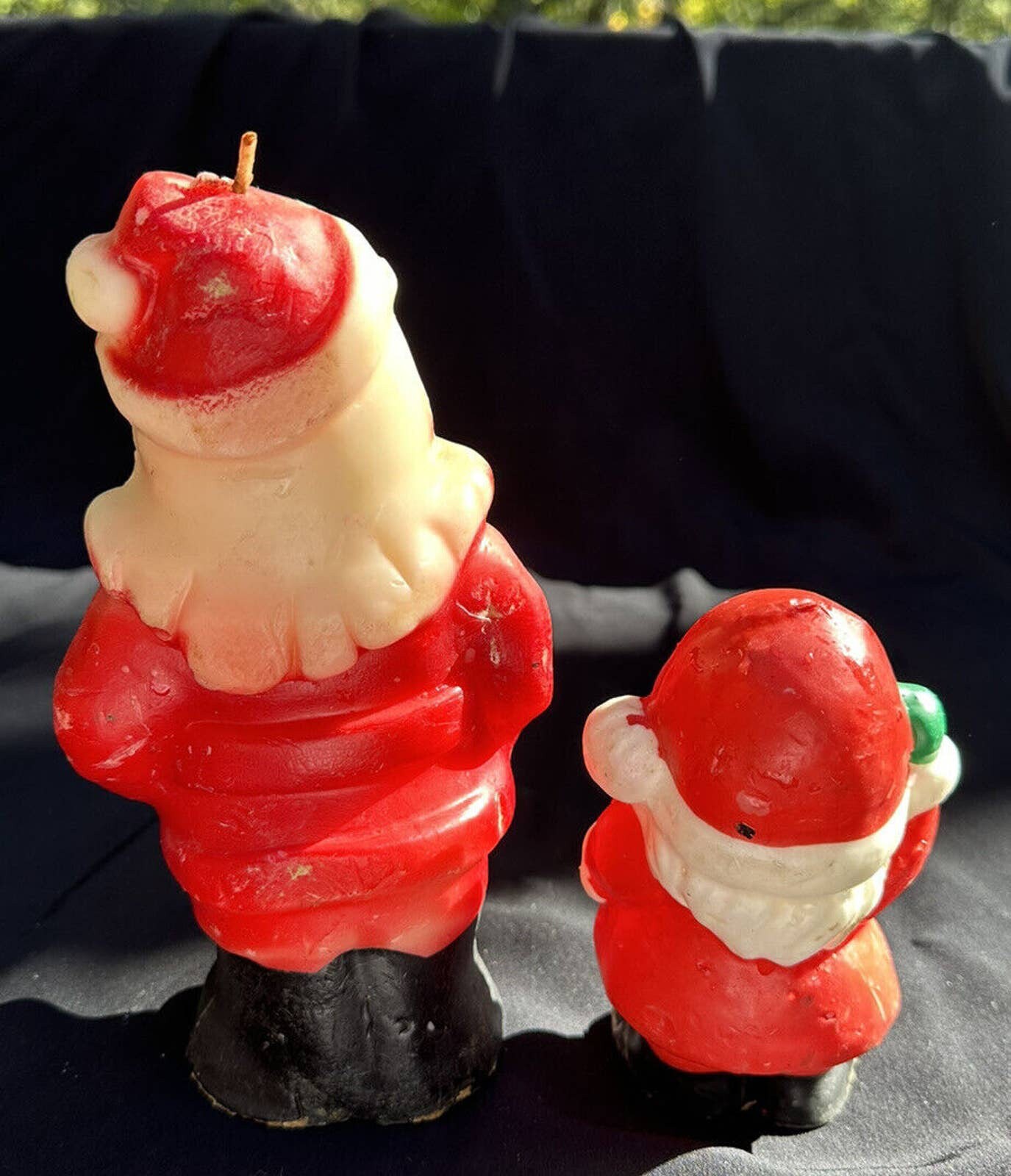 ヴィンテージ ハンドメイド サンタクロース ワックス キャンドル 9