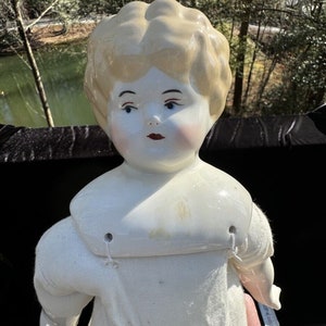 1880 Pet Name Mabel China Head Doll 22” Cloth Body Reproduction?