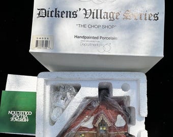 Department 56 the Original Shops of Dickens Village - Set of Seven