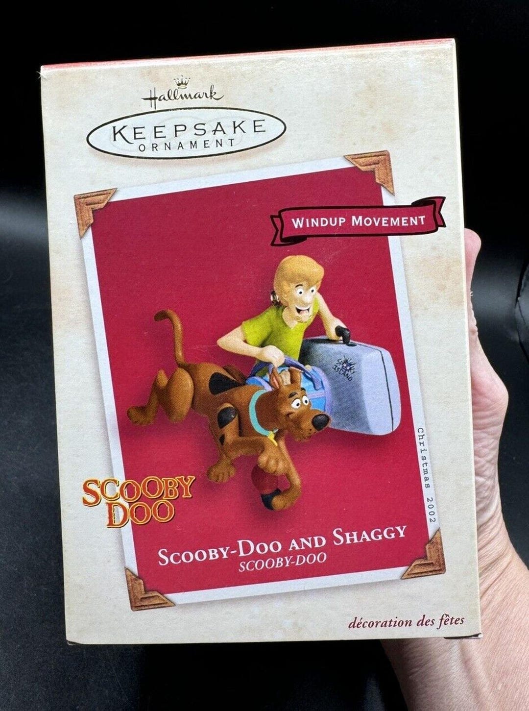 Hallmark Ornament Scooby-doo and Shaggy 2002 With Wind up Movement New