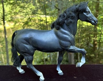 Mattel Barbie Doll Black Stallion Horse Midnight Vintage 1980 EUC