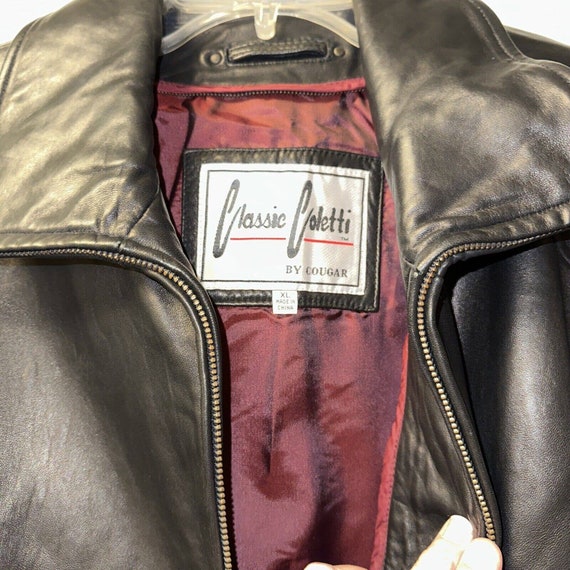 Cougar leather jacket sale