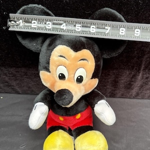 Peluche vintage Mickey Mouse en peluche poupée Walt Disney World Disneyland image 4