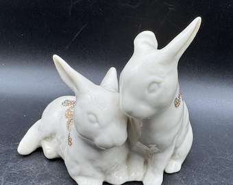 レノックス猫 Awake to a Kiss Vintage LENOX Awake To A Kiss Set of 2 Cats Jeweled Hand