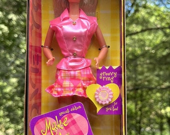 Neue Barbie Puppe Make A Valentine Mattel 1998 Special Ed 20339 Barbie Movie -BR5
