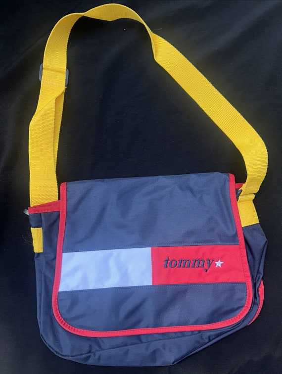 1980s VTG Mint Tommy Hilfiger Nylon Bright Yellow 