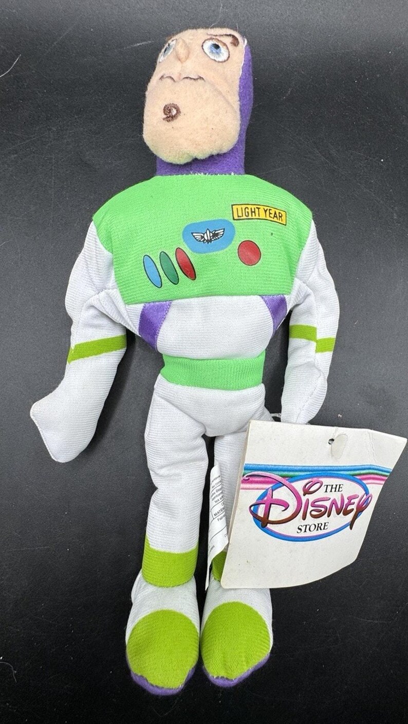 Brand New Disney Store Toy Story 1990’s Bean Bag Plush BUZZ LIGHTYEAR NWT! image 2