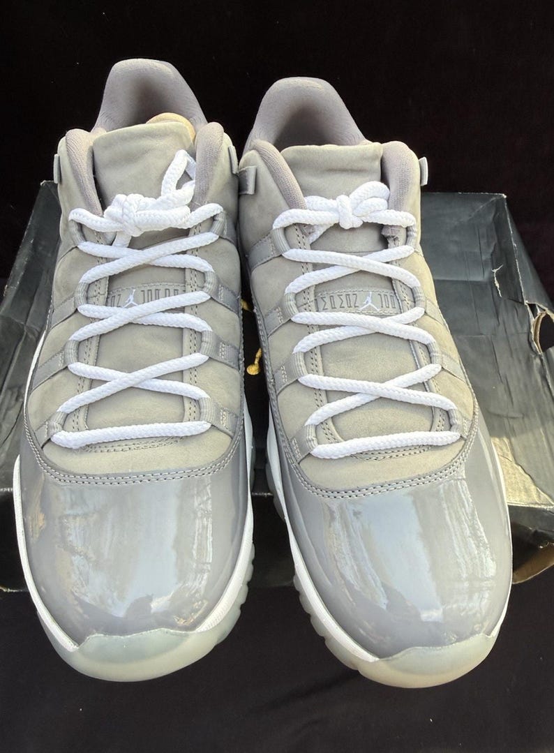 Nike Air Jordan 11 XI Low Cool Grey 528895-003 DS Rare Brand New OG Size 13 image 14