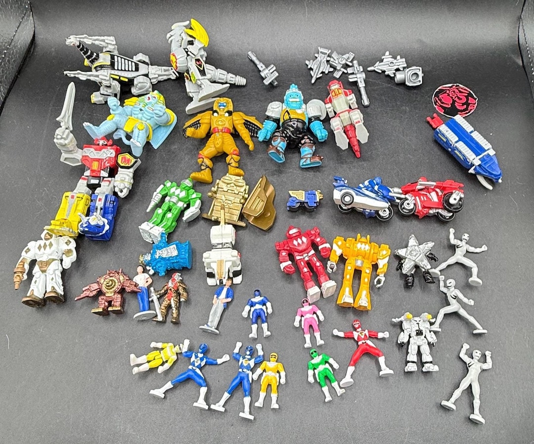 Power Rangers Megamorph Machine Hige Lot of Vintage 1994 Mighty Morphin Power Rangers Lot Micro ...