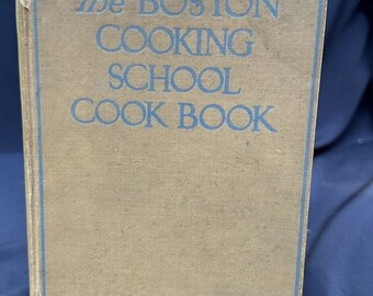 The Boston Kochen Schule Kochbuch FANNIE FAMER Hardcover 1935