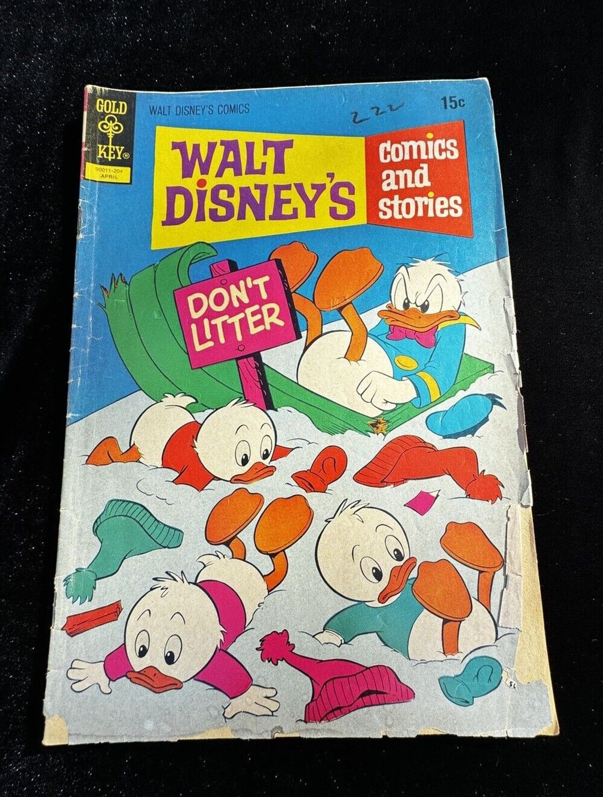 Gold Key, Walt Disney's Comics and Stories Vol. 32 #7 1972 Donald Duck