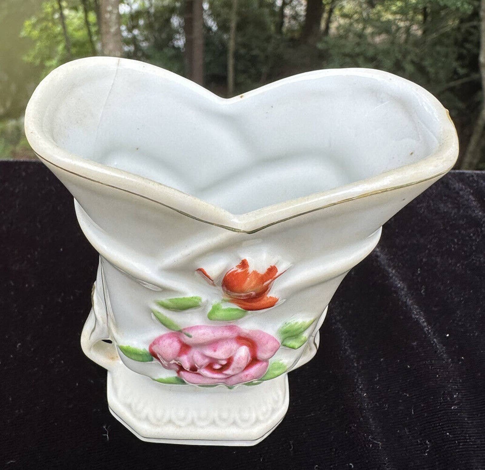 Vintage Small Floral Porcelain Made in Occupied Japan Flower Bud
