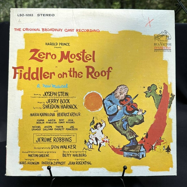 Harold Prince Presents Fiddler On The Roof The Original Broadway Cast Recording
