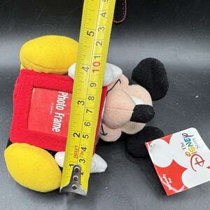 Disney Store Mickey Mouse Vintage Plush Toy Picture Frame New With Tags NWT! image 9