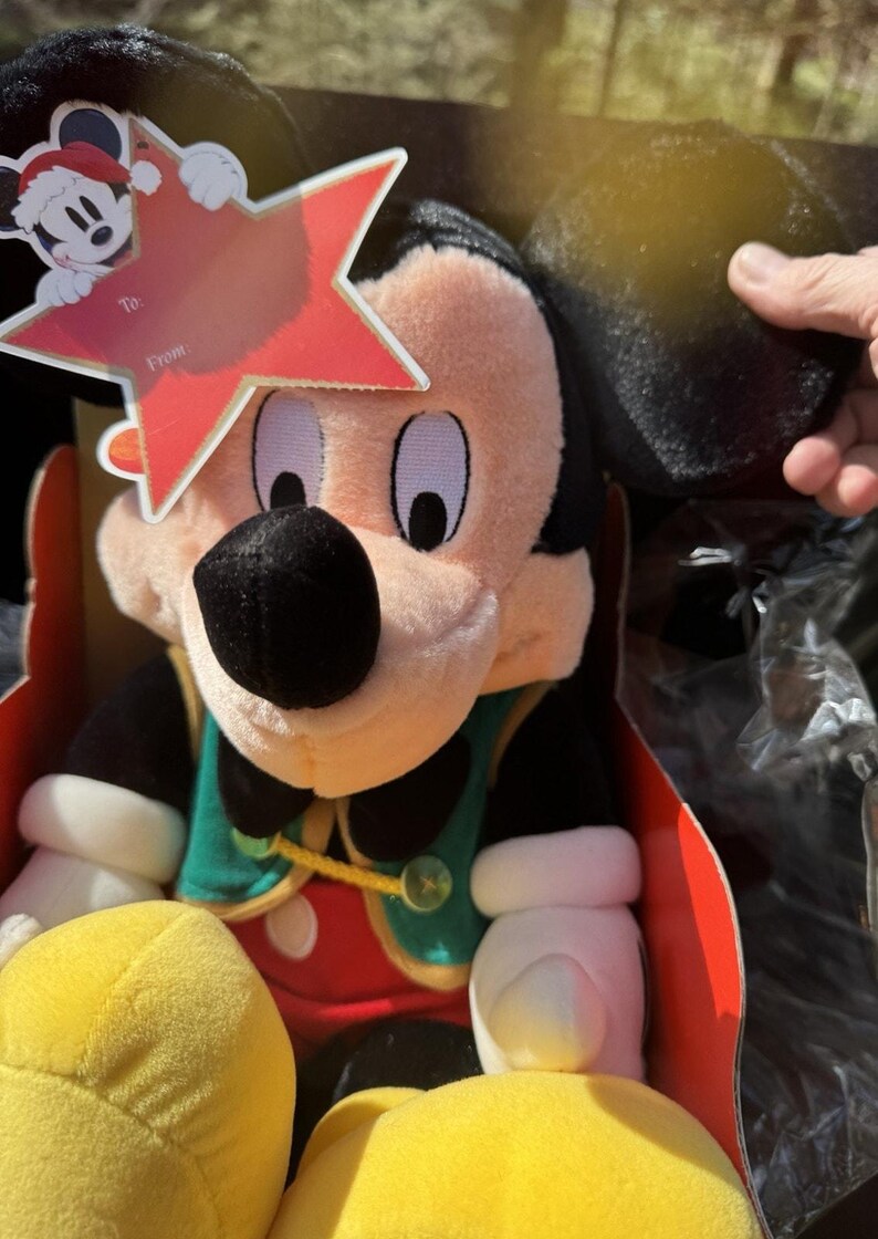 Disney Mickey Mouse Plush Season to Remember 1999 Stuffed Animal Toy New! D1 image 4