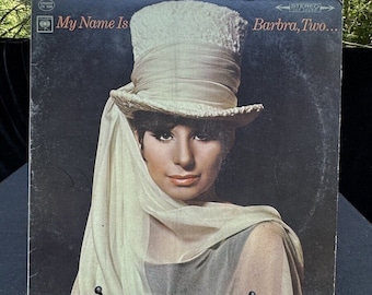 Barbra Streisand My Name Is Barbra Two LP Record Columbia CS-9209 Stereo Nice!